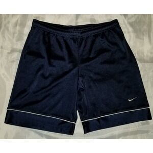 Nike Shorts Navy Blue Basketball Active Gym Sports‎ Football Med (10 - 12) 2032